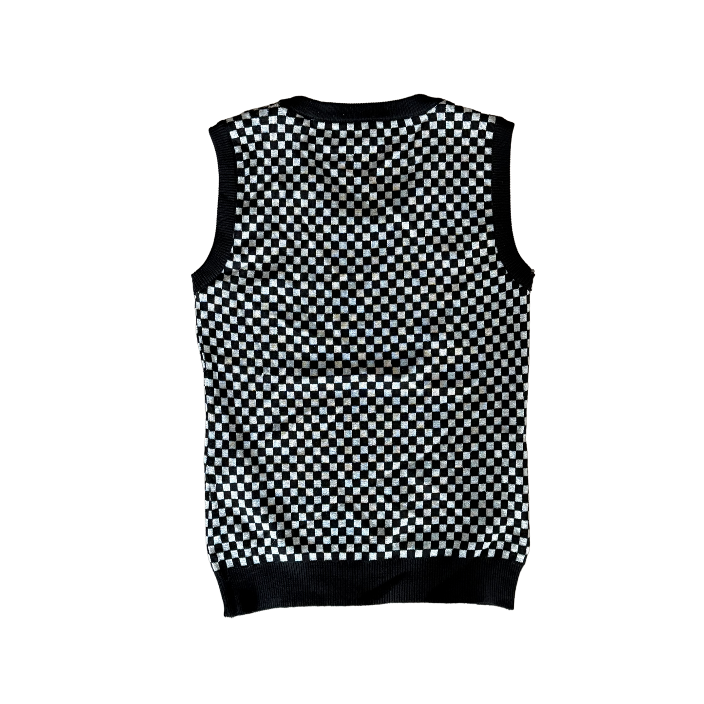 DG Checkered Sweater Vest