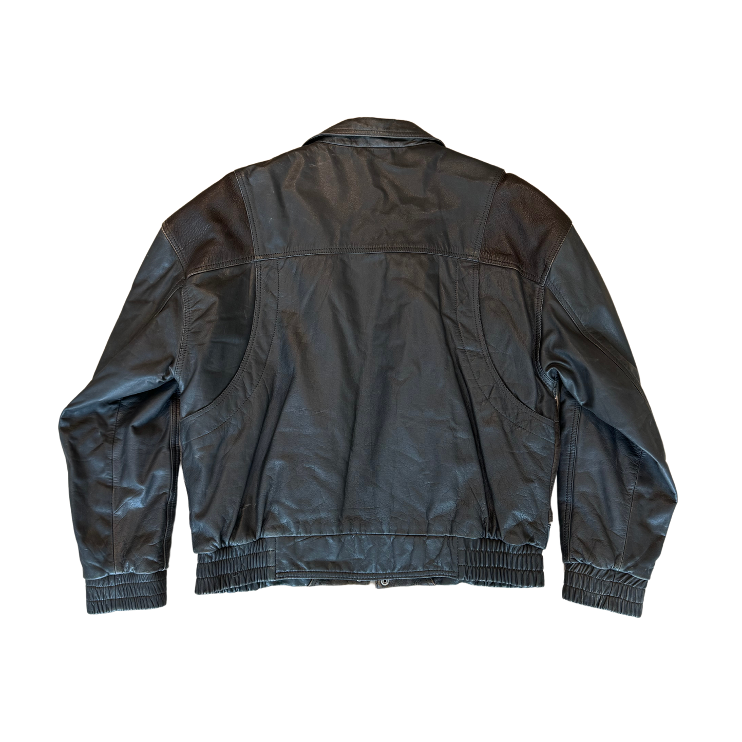 Leather Bomber Jacket