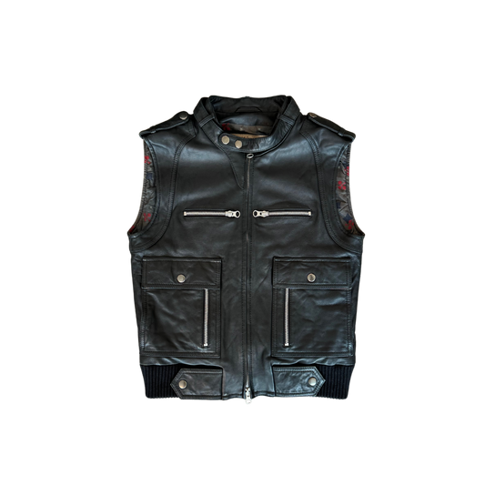 Vintage 1970's Leather Vest