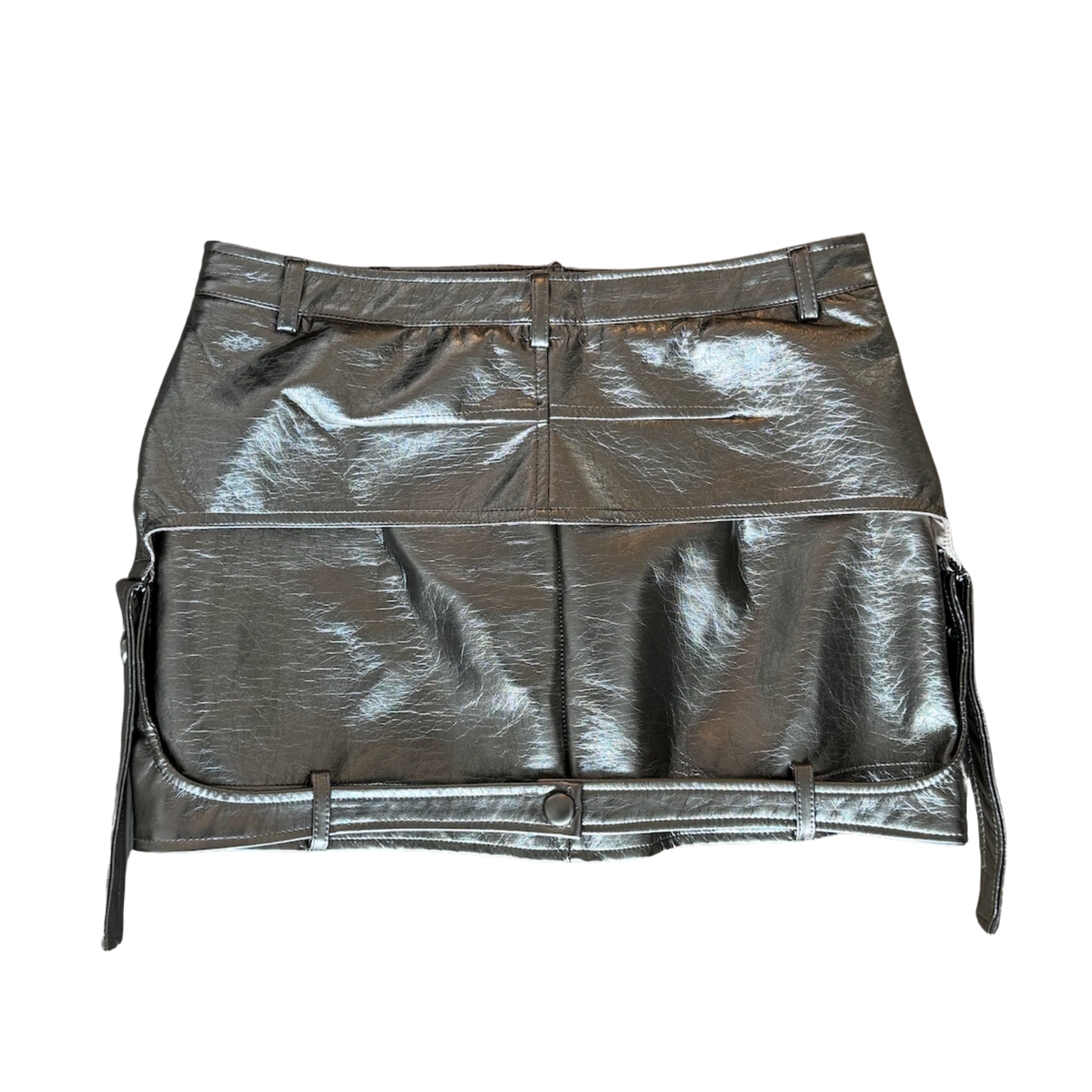 Metallic Mini Skirt