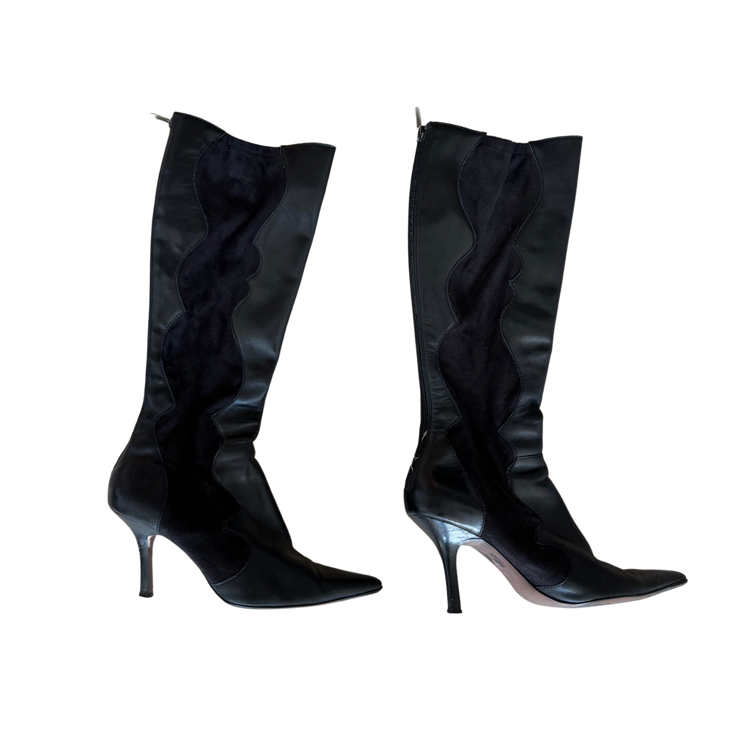 Pointed Toe Knee Boots