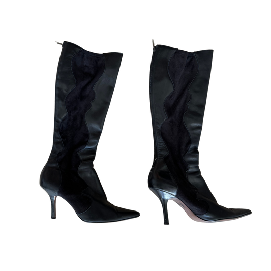 Pointed Toe Knee Boots