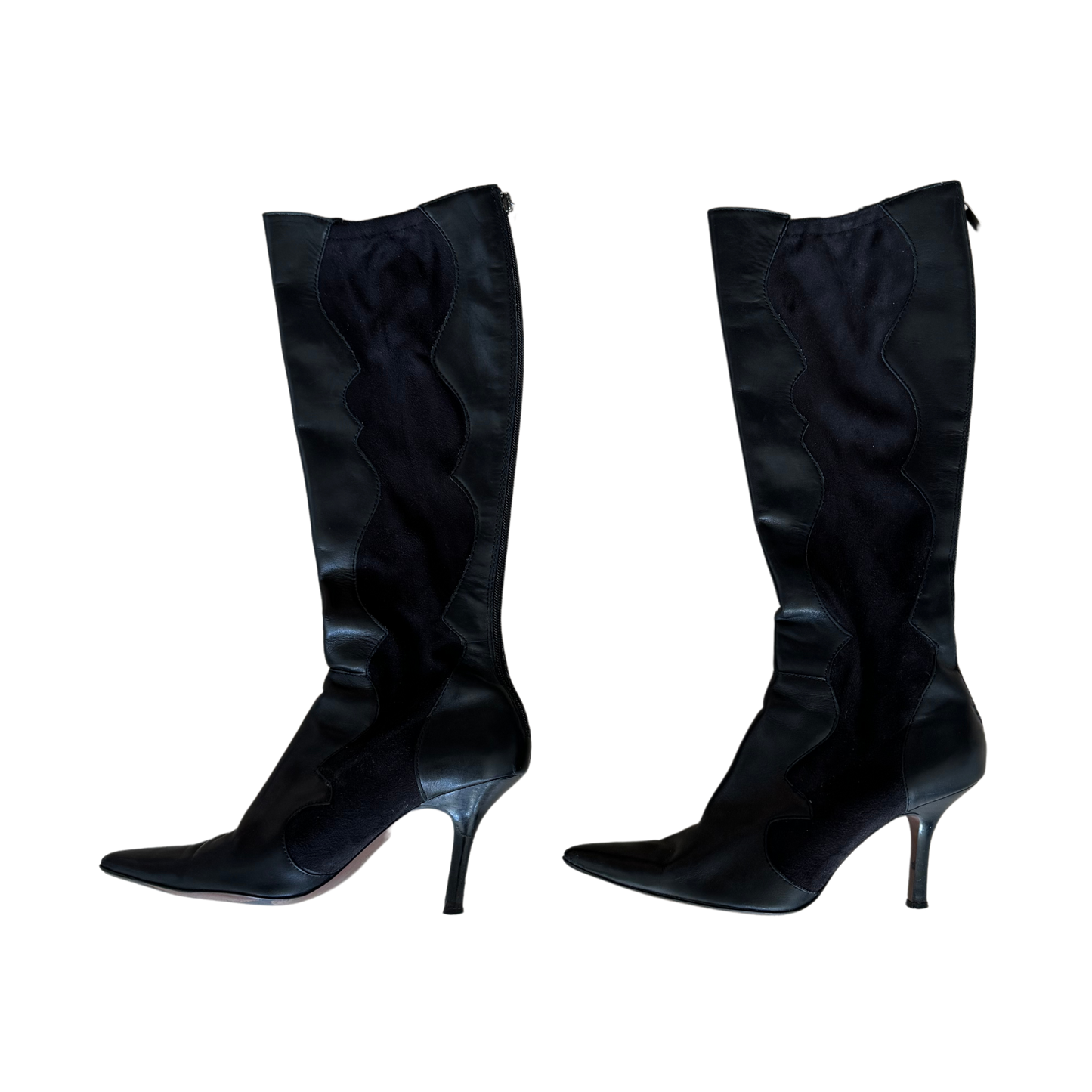 Pointed Toe Knee Boots